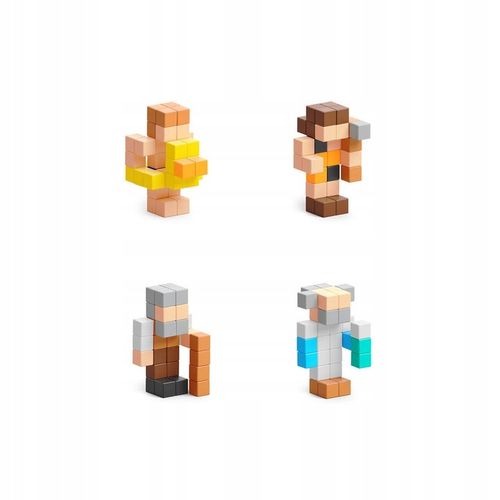Klocki magnetyczne kreatywne Niespodzianka PIXIO Mini figures 27-44 klocków na Arena.pl