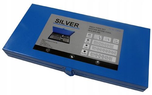 ZESTAW BITÓW KLUCZY IMBUS SPLINE TORX 40 el BITY na Arena.pl