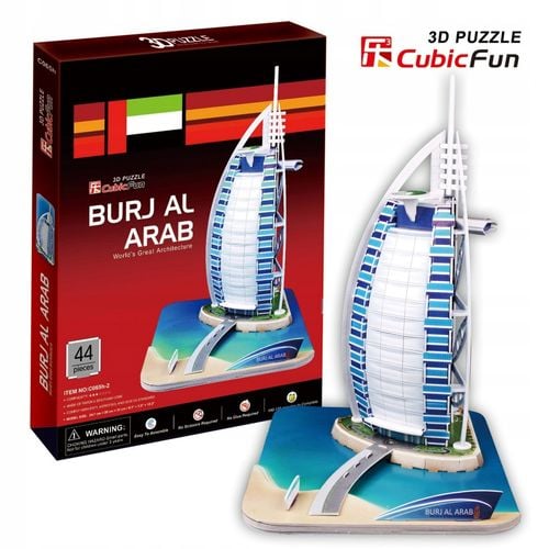 puzzle 3d wieżowiec burj.44el. na Arena.pl