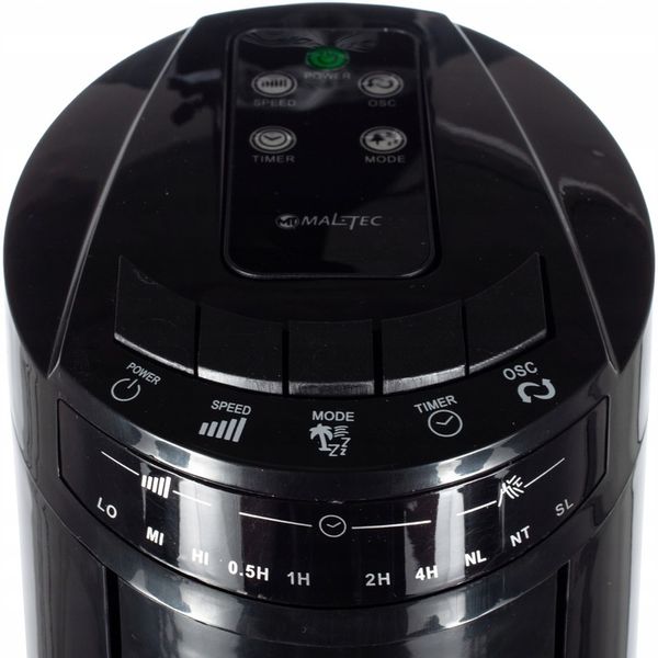 WENTYLATOR STOJĄCY KOLUMNOWY WIATRAK PODŁOGOWY OSCYLACJA TIMER LED zdjęcie 4