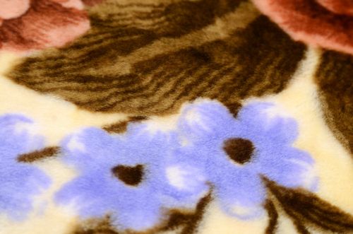 Gruby Koc Akrylowy 160X210 Brązowe Kwiaty 18789 na Arena.pl