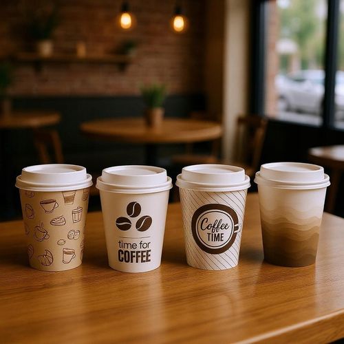 KUBKI PAPIEROWE DO KAWY 250ml + WIECZKA 100 szt na Arena.pl