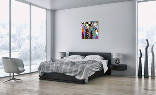 Obraz Na Płótnie - Kompozycja Figury - 60X60 Cm - Ac60X60-3636 na Arena.pl
