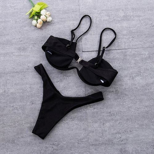 STRÓJ KĄPIELOWY DWUCZĘŚCIOWY KOSTIUM BIKINI BRAZYLIJSKIE PUSH UP KOLORY L na Arena.pl