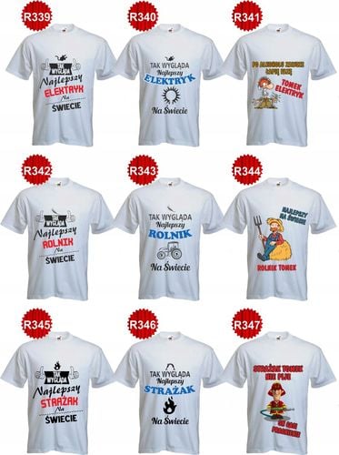 KOSZULKA T-SHIRT NAJLEPSZY BUDOWLANIEC na świecie na Arena.pl