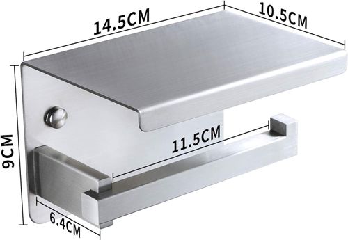 Uchwyt Na Papier Toaletowy Z Półką Bez Wiercenia na Arena.pl