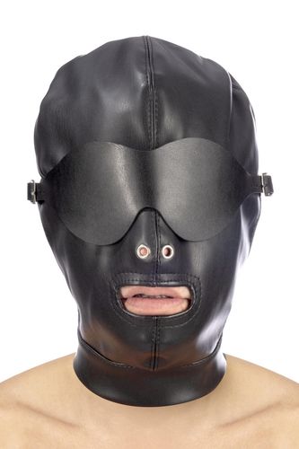 spandeksowa maska bdsm z odkrytymi ustami fetish tentation na Arena.pl