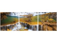 90X30CM WODOSPAD HUAY MAE KHAMIN TRÓJ OBRAZ