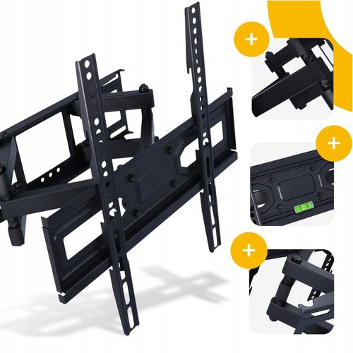 UCHWYT TELEWIZORA WIESZAK TV 32-70'' OBROTOWY RUCHOMY ŚCIENNY UNIWERSALN 0F na Arena.pl