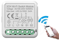 Sterownik Przełącznik Światła Przekaźnik Dopuszkowy WiFi Smart Tuya 16A