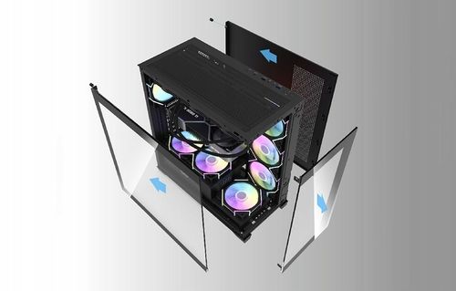 DarkFlash DS900 Obudowa Komputerowa Atx Midi Tower Usb 3.0 Piwnica Gaming na Arena.pl