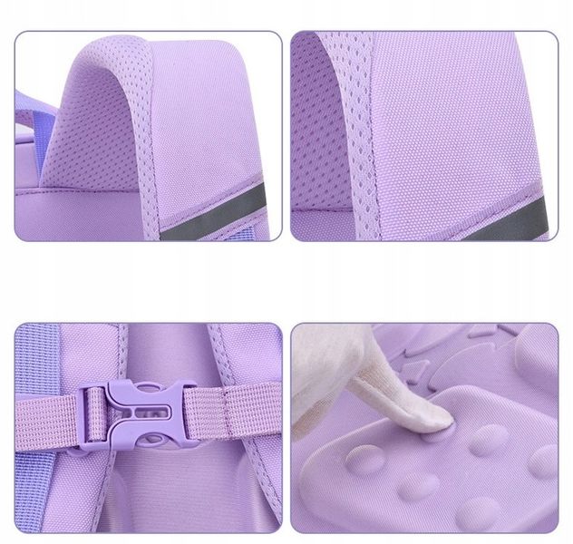 PLECAK SZKOLNY TORNISTER + PIÓRNIK KRÓLIK ZAJĄC odblaski WIELOKOMOROWY 3D zdjęcie 7