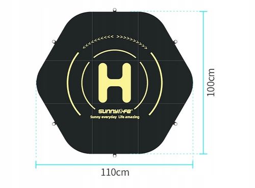 lądowisko do drona sunnylife tjp10 110cm heksagon na Arena.pl