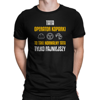 Tata operator koparki to taki normalny tata, tylko fajniejszy - M PREZENT