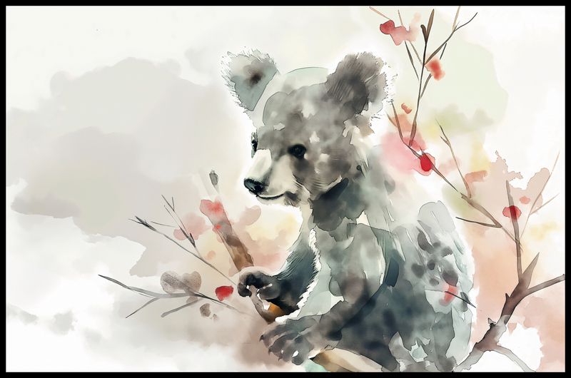 Plakat 91,5x60cm Akwarelowa Koala zdjęcie 2