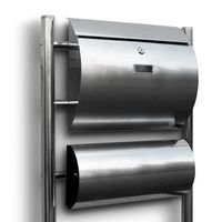 SKRZYNKA POCZTOWA NA LISTY ZE STOJAKAMI STAL INOX 11385