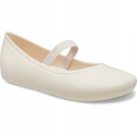 Dziewczęce Balerinki Baletki Półbuty Crocs Brooklyn 209429 Flat 28-29
