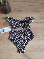 Strój kąpielowy dwuczęściowy w panterkę r.110