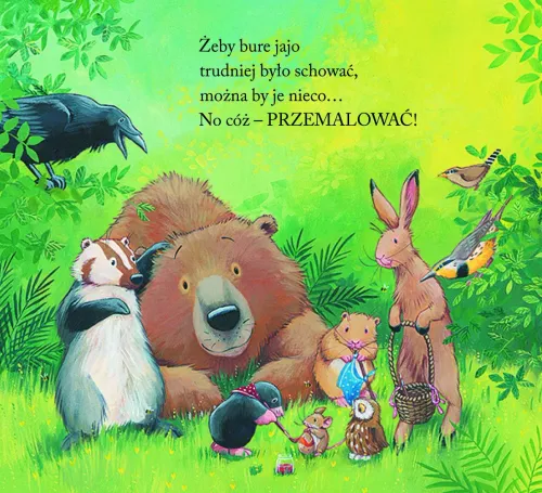 Pan Miś szuka jajek na Arena.pl