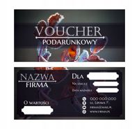 VOUCHERY PODARUNKOWE na zakupy lub usługi 60 szt. bon prezentowy