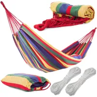 Hamak dwuosobowy ogrodowy XXL duży 200kg 200x150