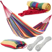 Hamak dwuosobowy ogrodowy XXL duży 200kg 200x150