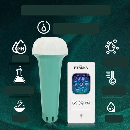 Tester wody do basenu i spa RYAKKA Pro 7w1 pH Cl TDS ORP EC temperatura na Arena.pl