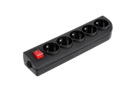 URZ3281 Gniazdo przedluzacza x 5 z uziemieniem i