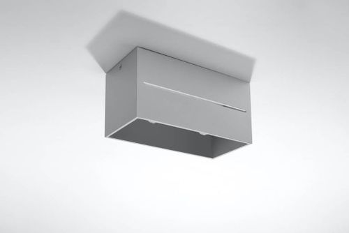 Downlight LAMPA sufitowa SL.0385 metalowa OPRAWA prostokątna szara na Arena.pl