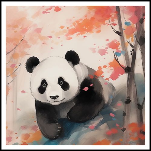 Plakat 100x100cm Panda wśród Klonów na Arena.pl