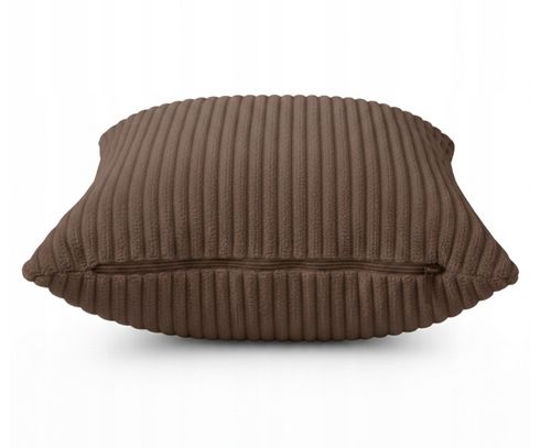 Poszewka dekoracyjna Jasiek struktura toczona 40x40 brązowa na Arena.pl