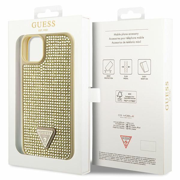Etui Guess do iPhone 15, iPhone 14, iPhone 13, Złoty zdjęcie 8