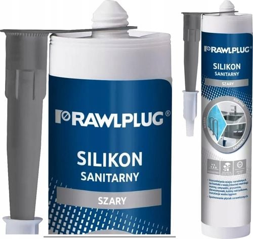 silikon sanitarny szary, 300ml na Arena.pl