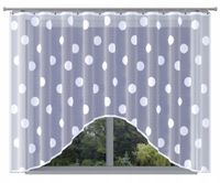 Firanka żakardowa KULKI GROCHY kuchnia salon sypialnia żakrad ŁUK 300x160