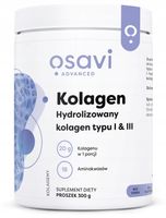 Osavi Kolagen Hydrolizowany Typu I & III, proszek, 300g
