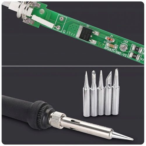 ZESTAW LUTOWNICZY LUTOWNICA PRECYZYJNA KOLBOWA Z REGULACJĄ TEMPERATURY 60W na Arena.pl