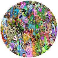 Opłatek na tort My Singing Monsters