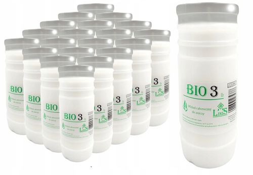 Wkłady do zniczy Parafinowe Bio 3 Linis 3dni na Arena.pl