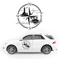 NAKLEJKA NA SAMOCHÓD palmy KAMPER przyczepę kempingową camper auto 35 cm