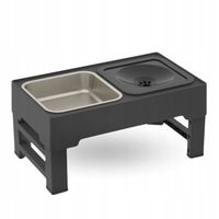 Miska Dla Psa Niechłapiąca Regulowana Wysokość na Stojaku 2w1