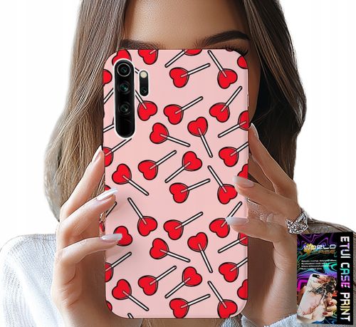 ETUI DO XIAOMI NOTE 8 - KOBIECE, MODNE WZORY LIZAKI W SERCA CASE na Arena.pl