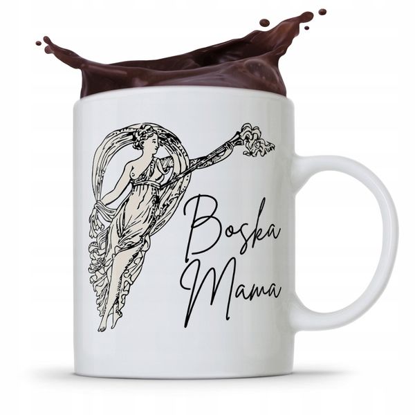 Kubek Prezent Dla Boskiej Mamy Matki Mamusi Z Nadrukiem Ze Zdjęciem zdjęcie 1