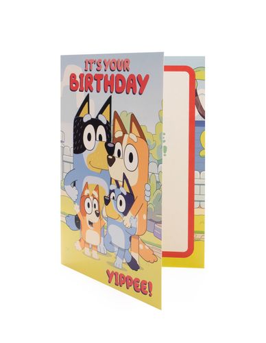 Kartka urodzinowa Bluey puzzle na Arena.pl