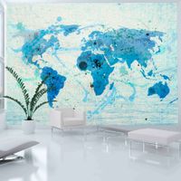 Fototapeta - Cruising and sailing -  The World map 350x270