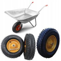 KOŁO MOCNE DO TACZKI KÓŁKO 8PR 400 MM 8 PŁÓCIEN 170 KG 4.80/4.00-8