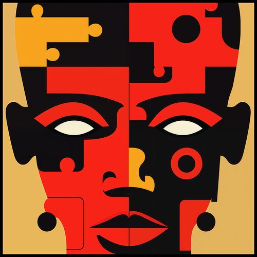Plakat 90x90cm Puzzle Tożsamości na Arena.pl
