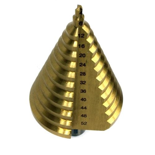 WIERTŁO STOŻKOWE WIELO STOPNIOWE CHOINKOWE TYTAN HSS DO METALU 4-52MM na Arena.pl