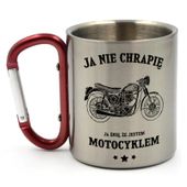 KUBEK Z KARABIŃCZYKIEM DLA MOTOCYKLISTY, 300ML