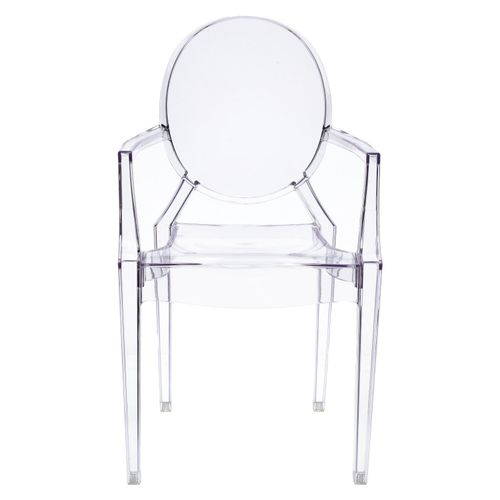 Krzesło Royal inspirowane Louis Ghost transparentne na Arena.pl