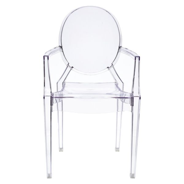 Krzesło Royal inspirowane Louis Ghost transparentne zdjęcie 3